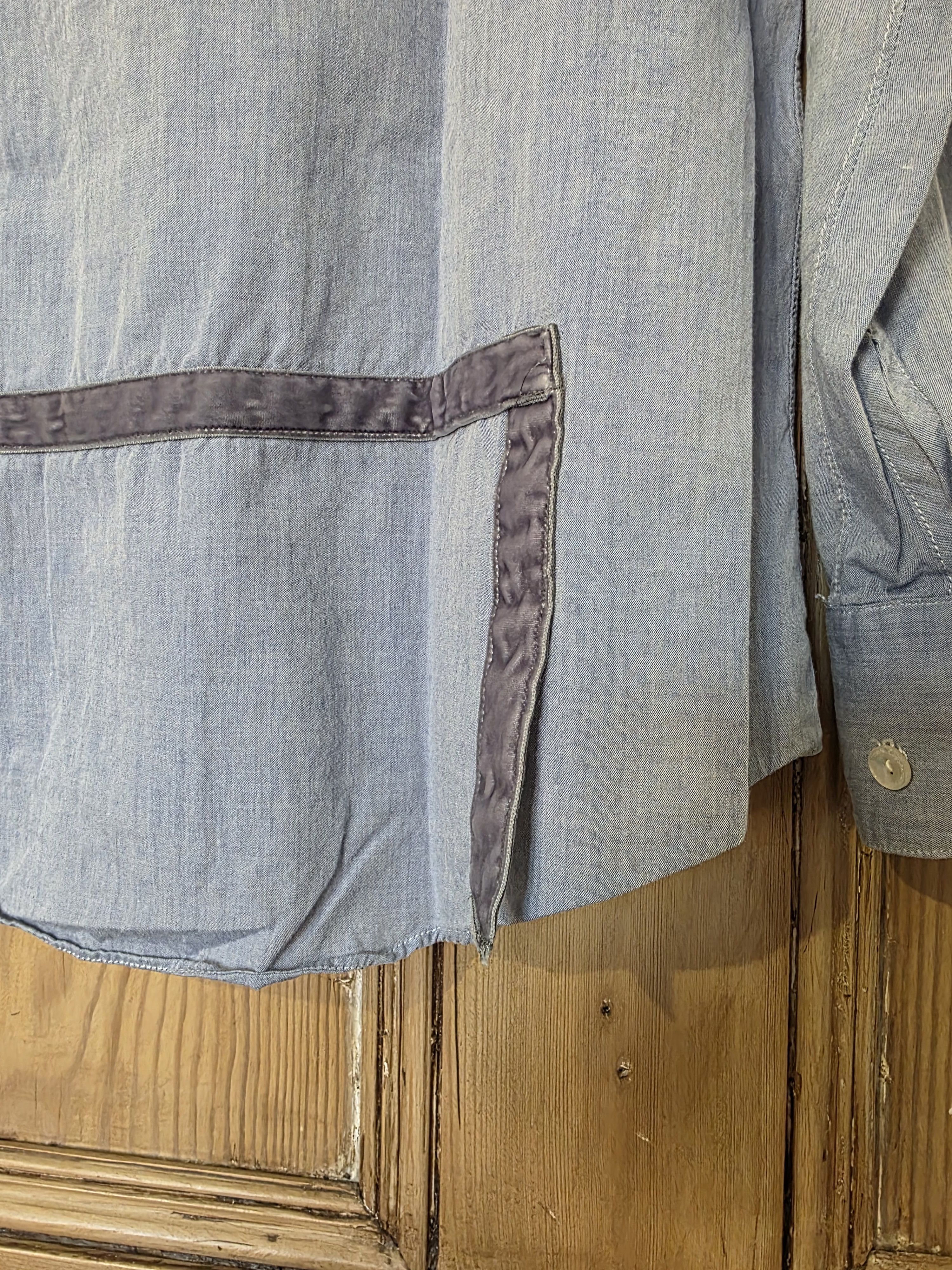 Visvim Visvim Tape Shirt Blue Size US M / EU 48-50 / 2 - 6 Thumbnail