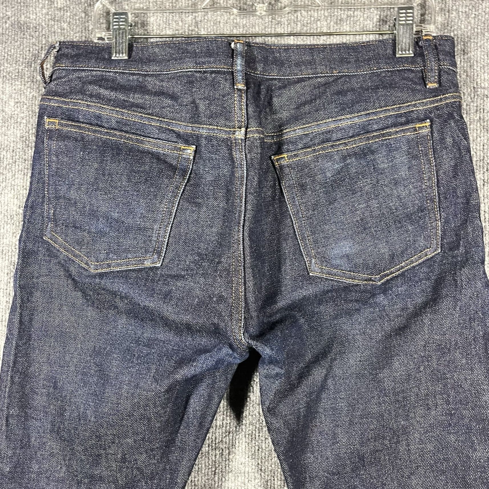 Denime APC Petit New Standard Jeans Mens 32x32 Indigo Denim Dark Selvedge Size US 32 / EU 48 - 4 Thumbnail