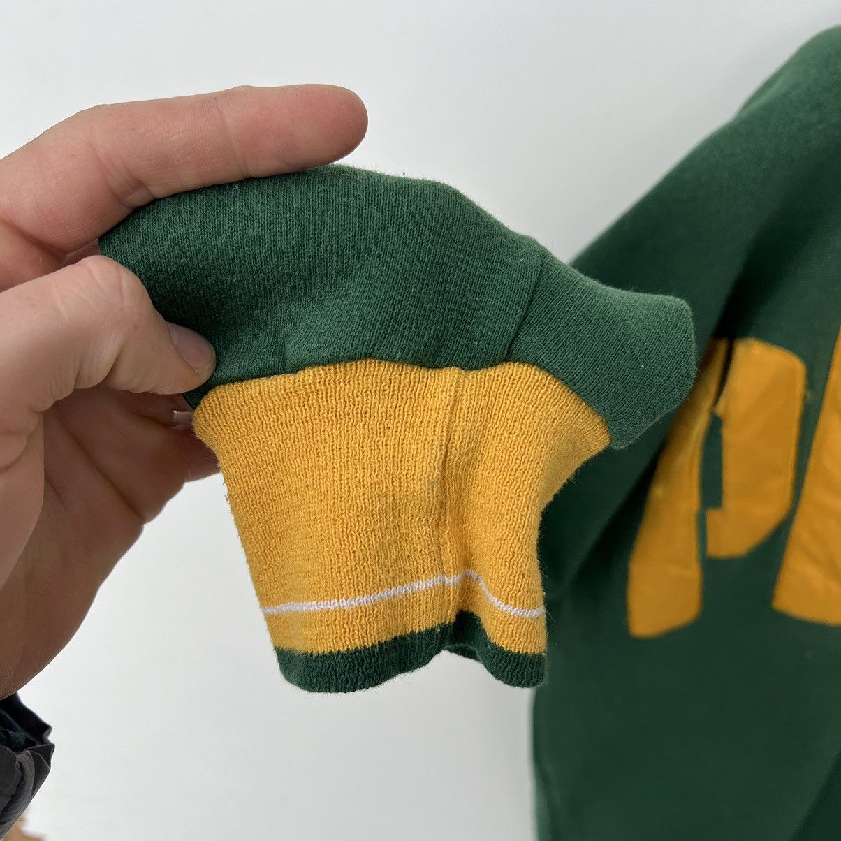 NFL × Vintage Vintage Legends NFL Bay Packers 90s Spellout Sweatshirt Size US XL / EU 56 / 4 - 5 Thumbnail