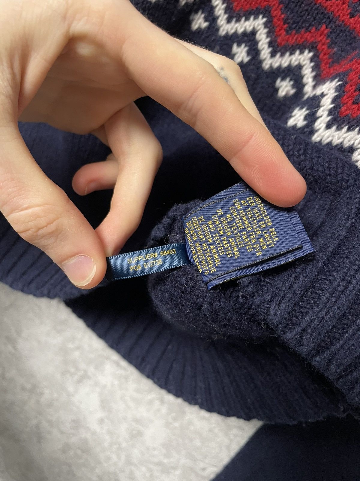 Polo Ralph Lauren Vintage Polo Ralph Lauren Snowflake Reindeer Sweater USA Size US S / EU 44-46 / 1 - 13 Thumbnail