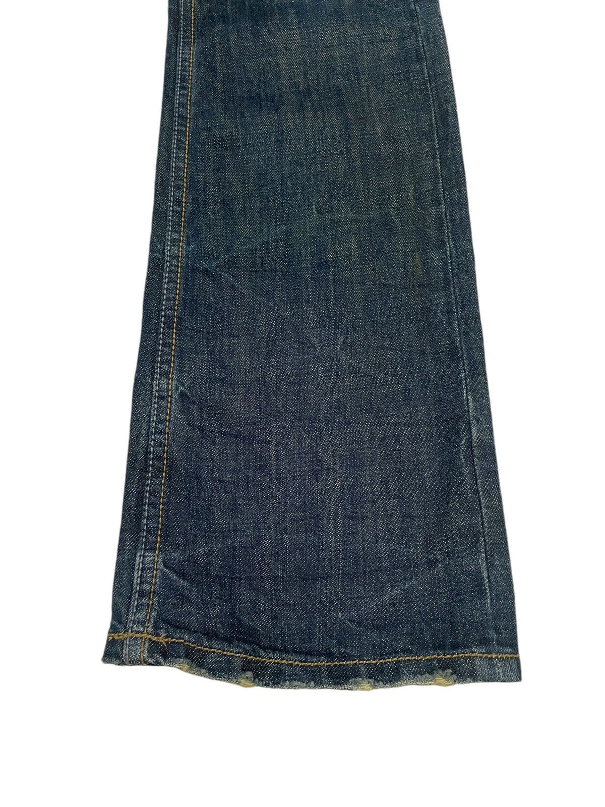 If Six Was Nine Rare Design Vintage Brand Apestain Flared Jeans 1990s Size US 30 / EU 46 - 5 Thumbnail