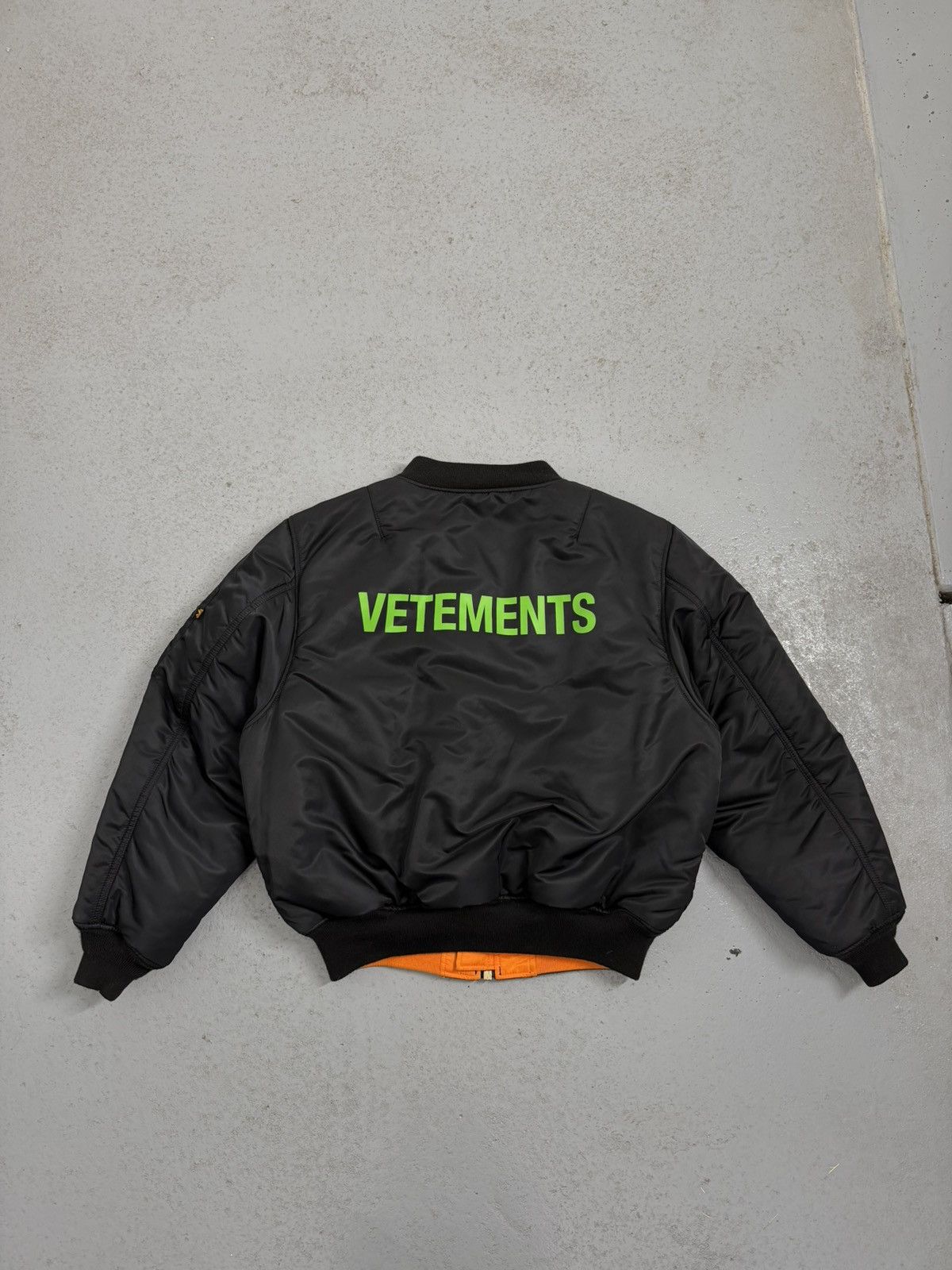 Alpha Industries × Vetements Vetements X Alpha Industries Split
