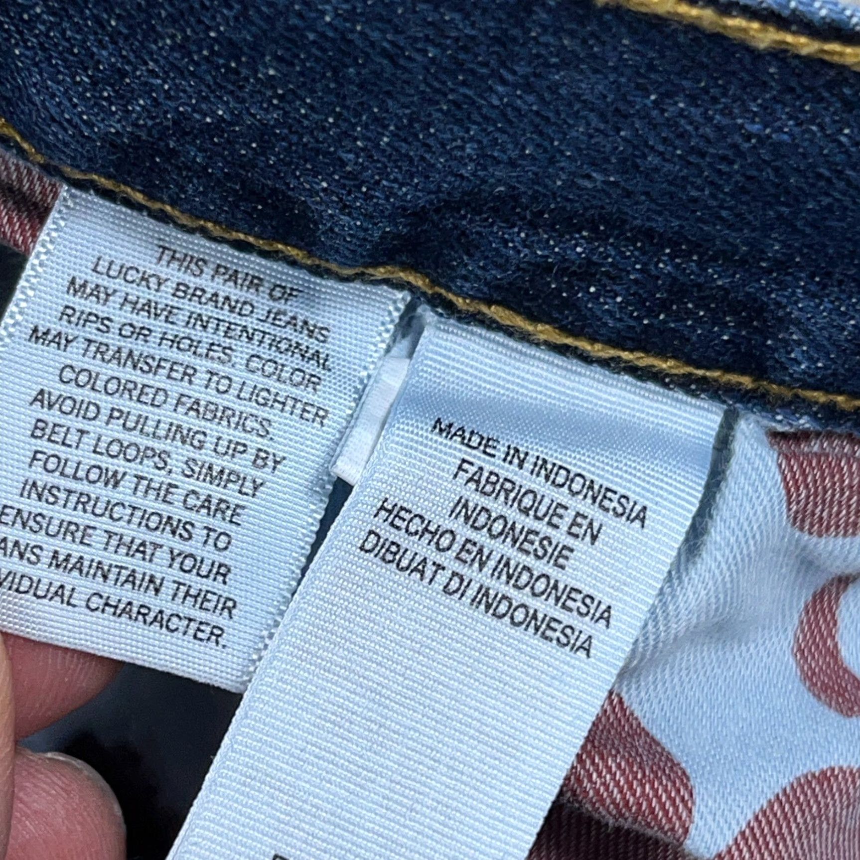 Lucky Brand Lucky Brand Jeans Men 36x30 Straight Blue Denim 5-Pocket Regular Fit Dark Wash Classic American Y2K Mens Size US 36 / EU 52 - 5 Thumbnail