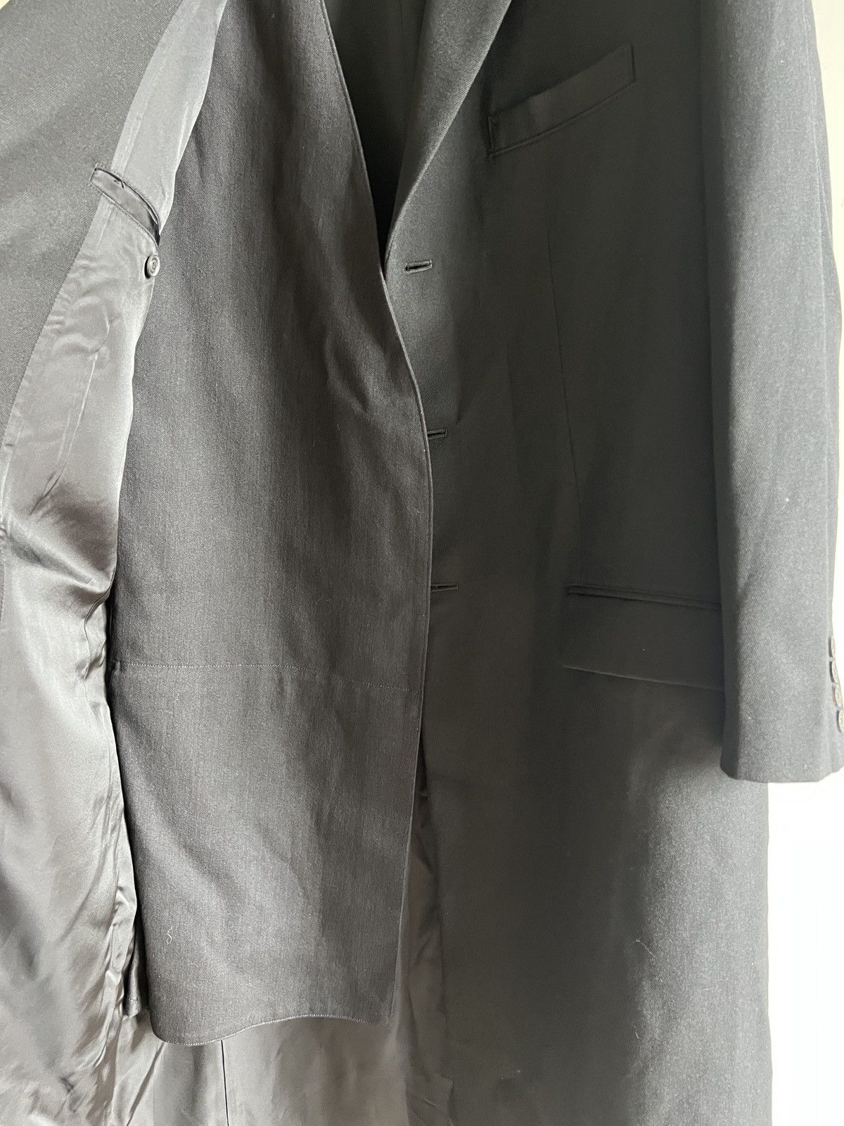 Yohji Yamamoto Yohji Yamamoto Pour Homme - Hidden Right Double layered JKT Size US XL / EU 56 / 4 - 4 Thumbnail