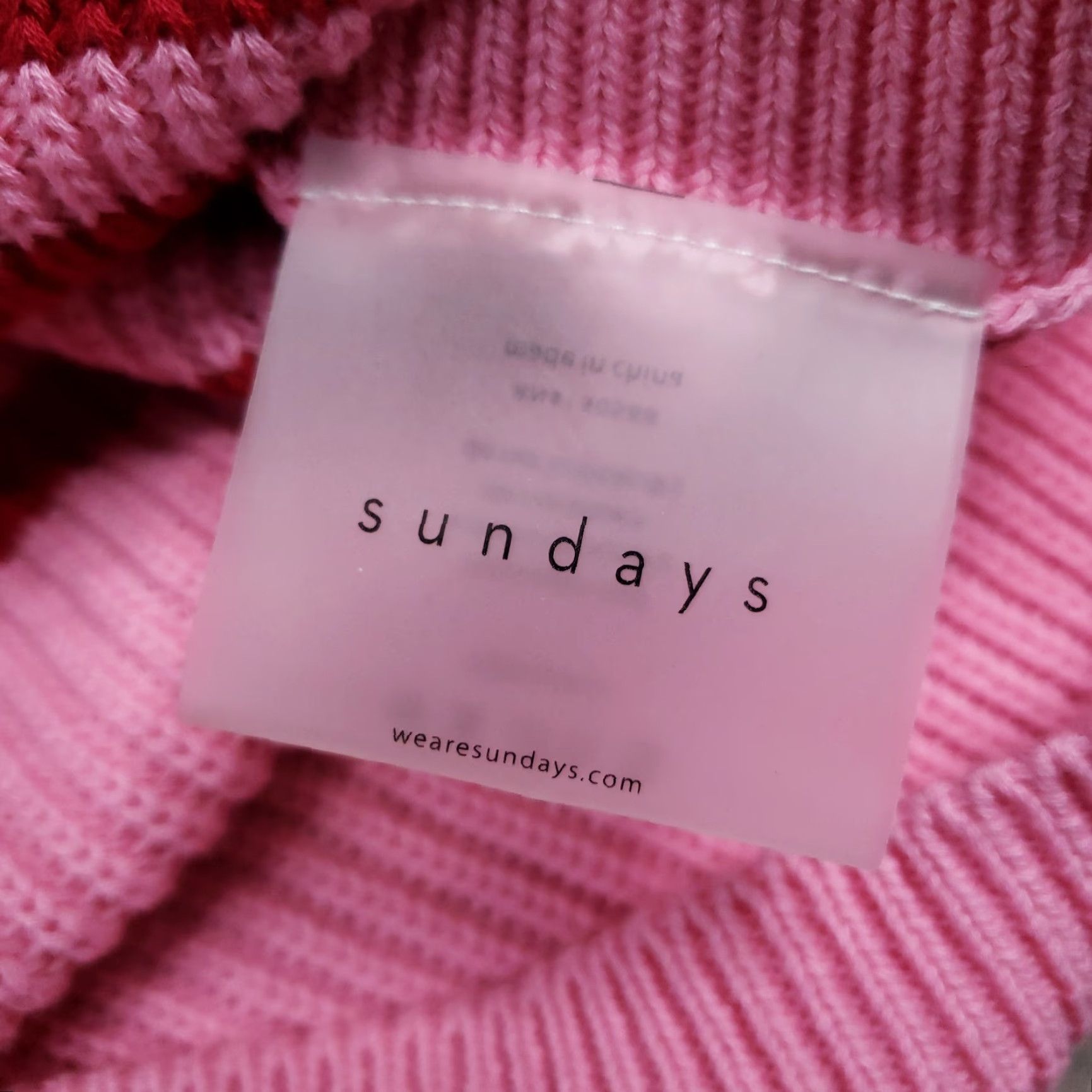 Vintage Sundays Sweater Womens Sz Small Red Pink Knit Striped Button Comfort Casual Size S / US 4 / IT 40 - 6 Thumbnail