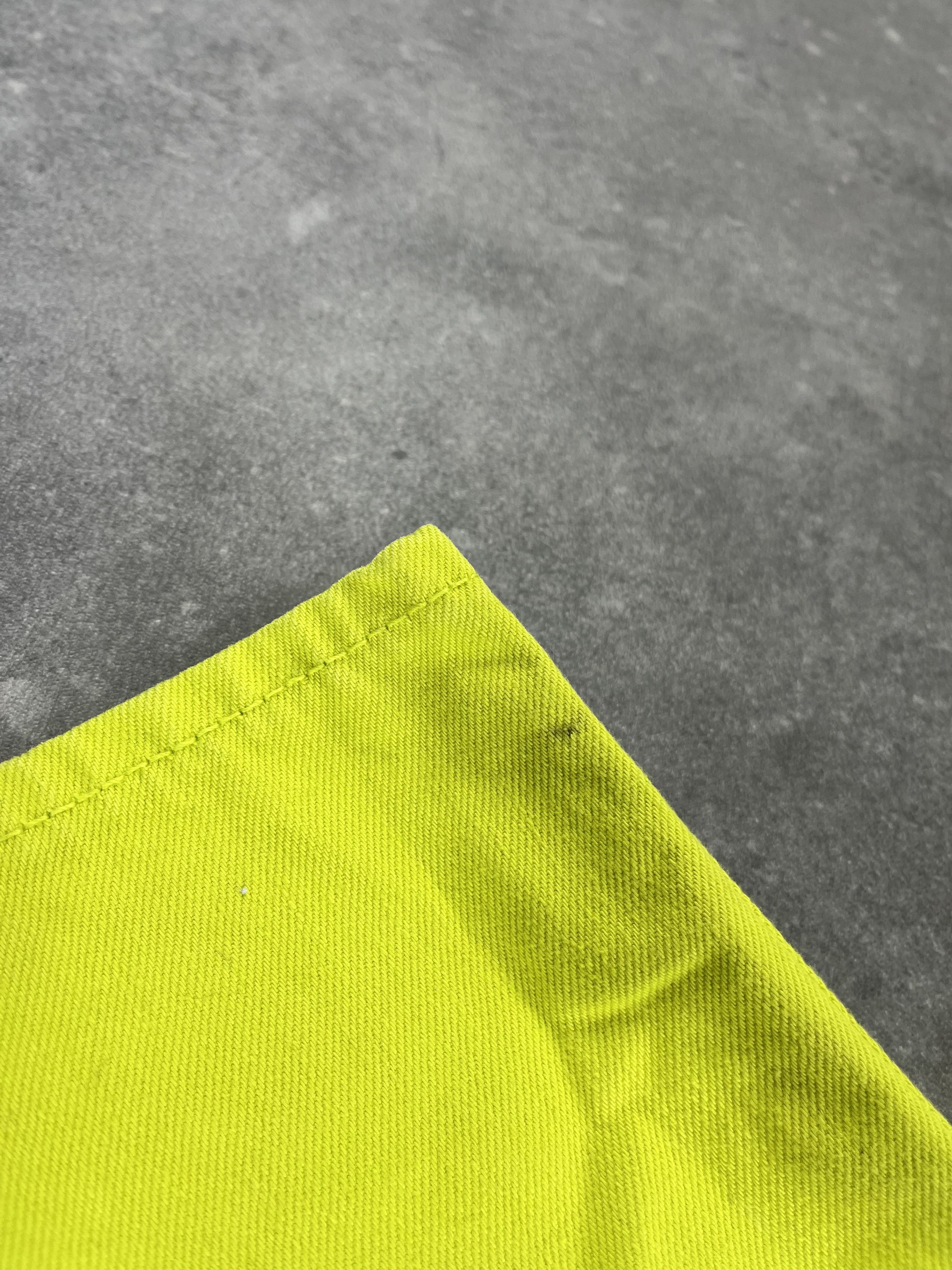 Acne Studios Rare Acne Studios 1996 Reactive Dye Lime Green Pants Jeans Size US 30 / EU 46 - 7 Thumbnail