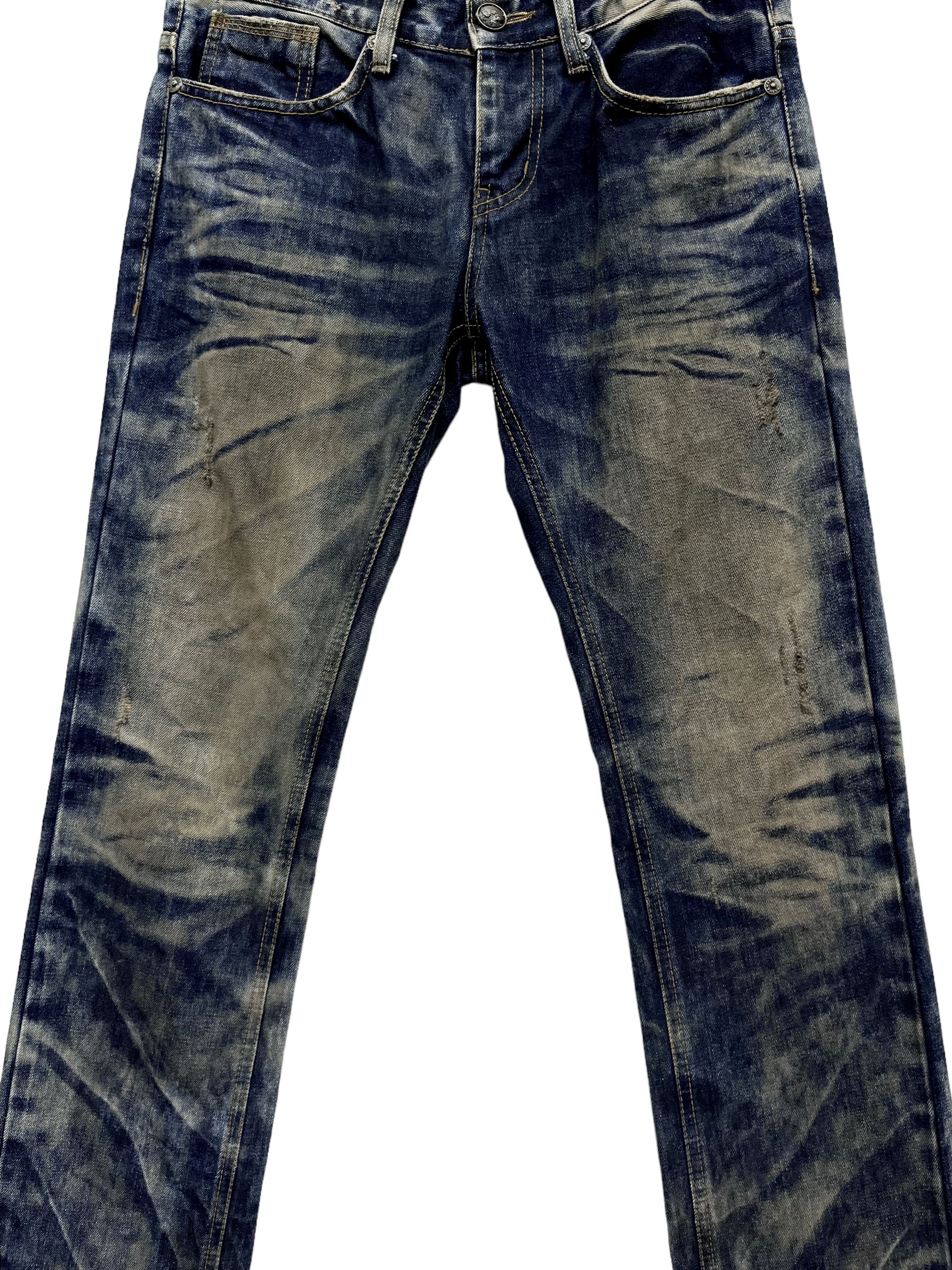 Seditionaries 🔥CRAZY Mudwash Seditionaries Punk Slim Fit Denim Size US 29 - 2 Thumbnail
