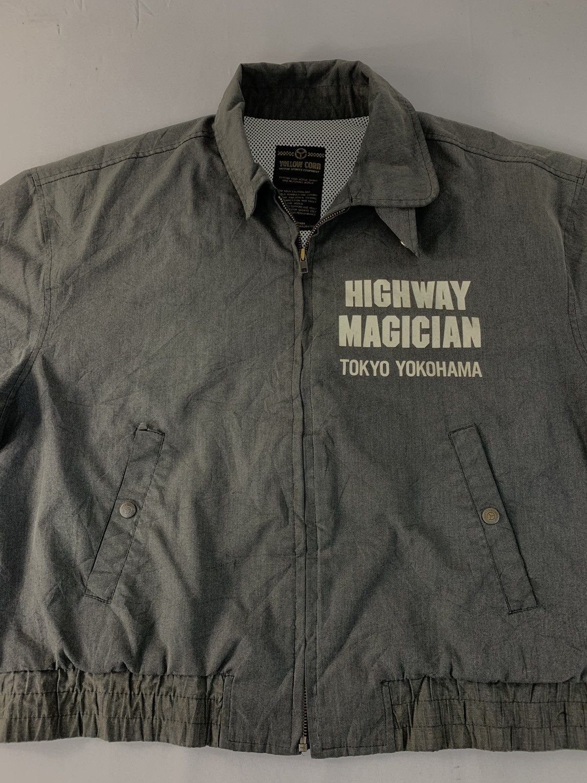 YELLOW CORN 90s Yellow Corn Sledge Hammer Highway Magician Racing Jacket Size US L / EU 52-54 / 3 - 3 Thumbnail