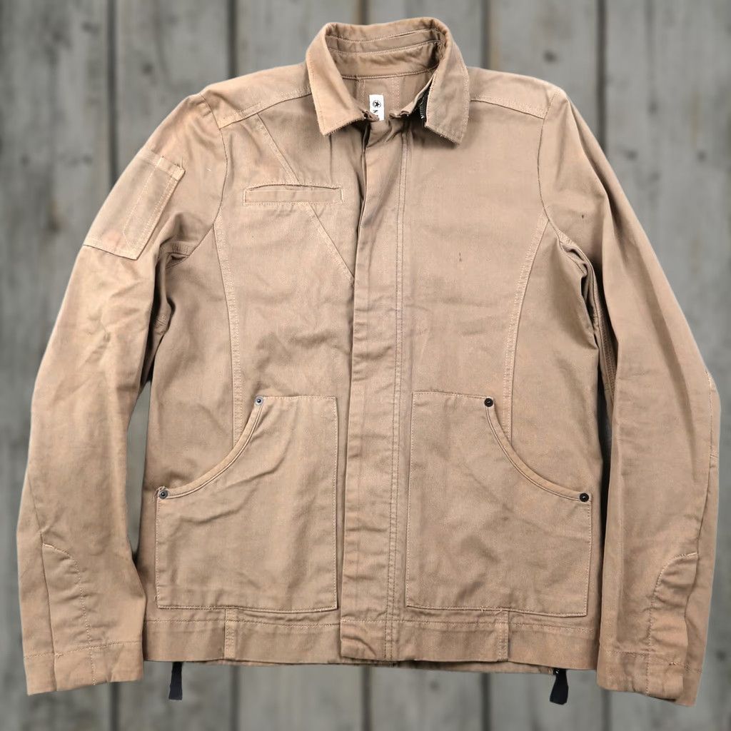Nice Collective NICE Collective Military Jacket Khaki Mens S Small Cotton USA Made Field Jacket" Size US S / EU 44-46 / 1 - 1 Thumbnail