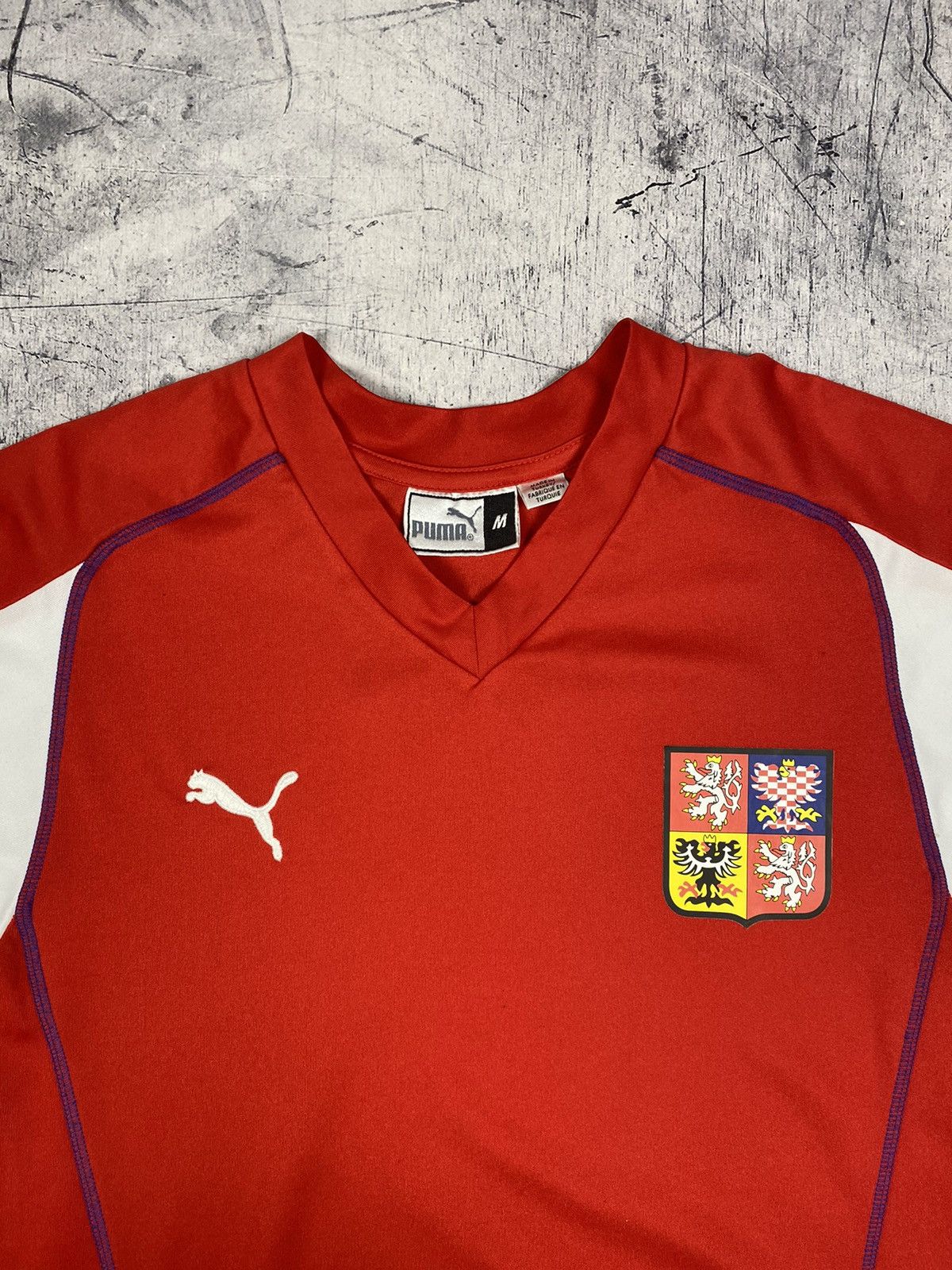 Puma × Vintage Vintage Puma Czech Republic National Soccer Jersey Size US M / EU 48-50 / 2 - 5 Thumbnail