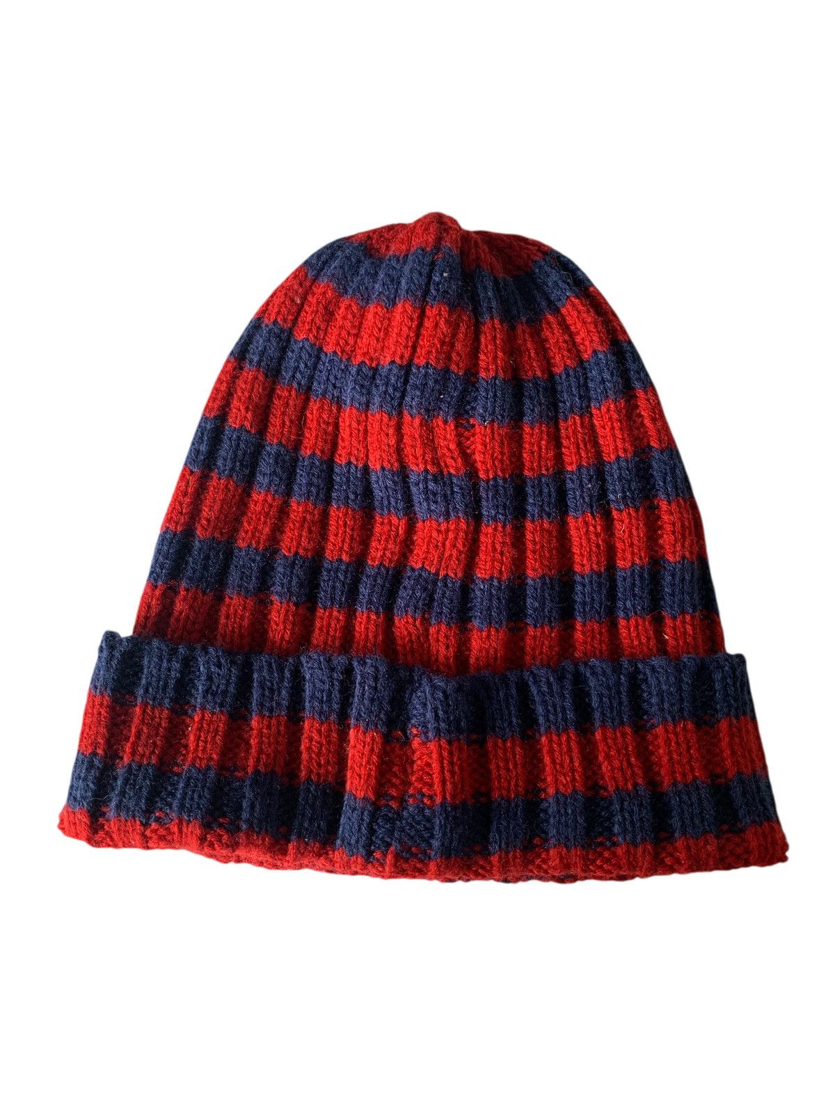 Kapital Stripe Crochet knit Back Number Streetweaer Beanie Hats Size ONE SIZE - 7 Thumbnail