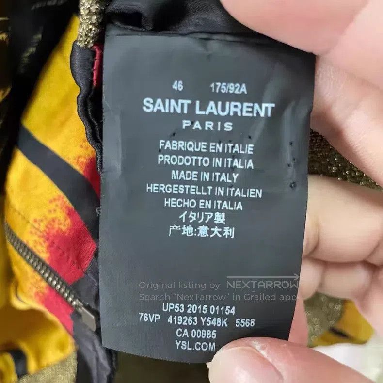 Saint Laurent Paris Saint Laurent Paris Palm Tree Jacket Size US S / EU 44-46 / 1 - 4 Thumbnail
