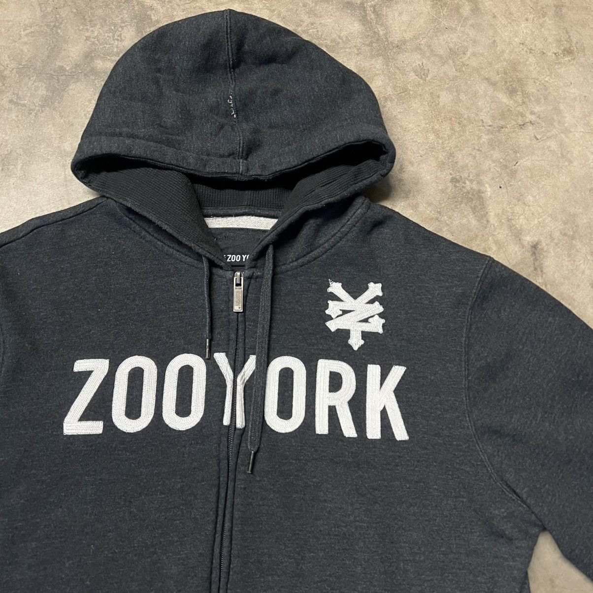 Vintage × Zoo York Vintage 2000’s Y2K Zoo York Full-Zip Hoodie Sweater Size US XL / EU 56 / 4 - 2 Thumbnail