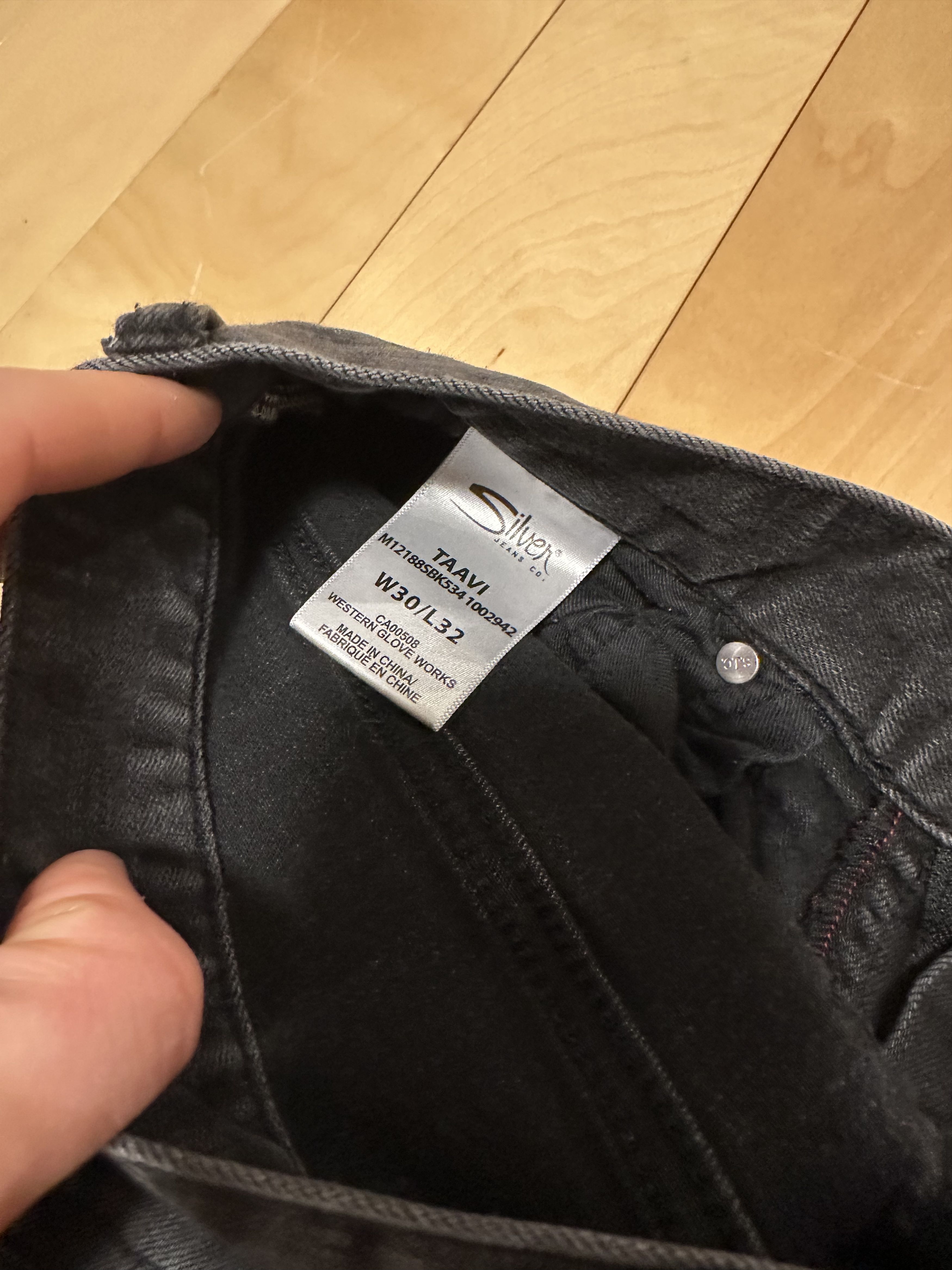 Silver Jeans Co. Silver Jeans Black Ripped Size US 30 / EU 46 - 4 Thumbnail