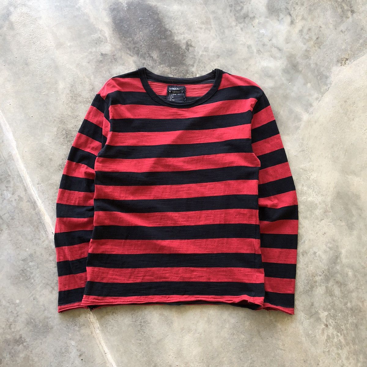 Band Tees × Japanese Brand M2SQUARED Tribute Kurt Cobain Colorway Stripe Longsleeve Size US M / EU 48-50 / 2 - 1 Thumbnail