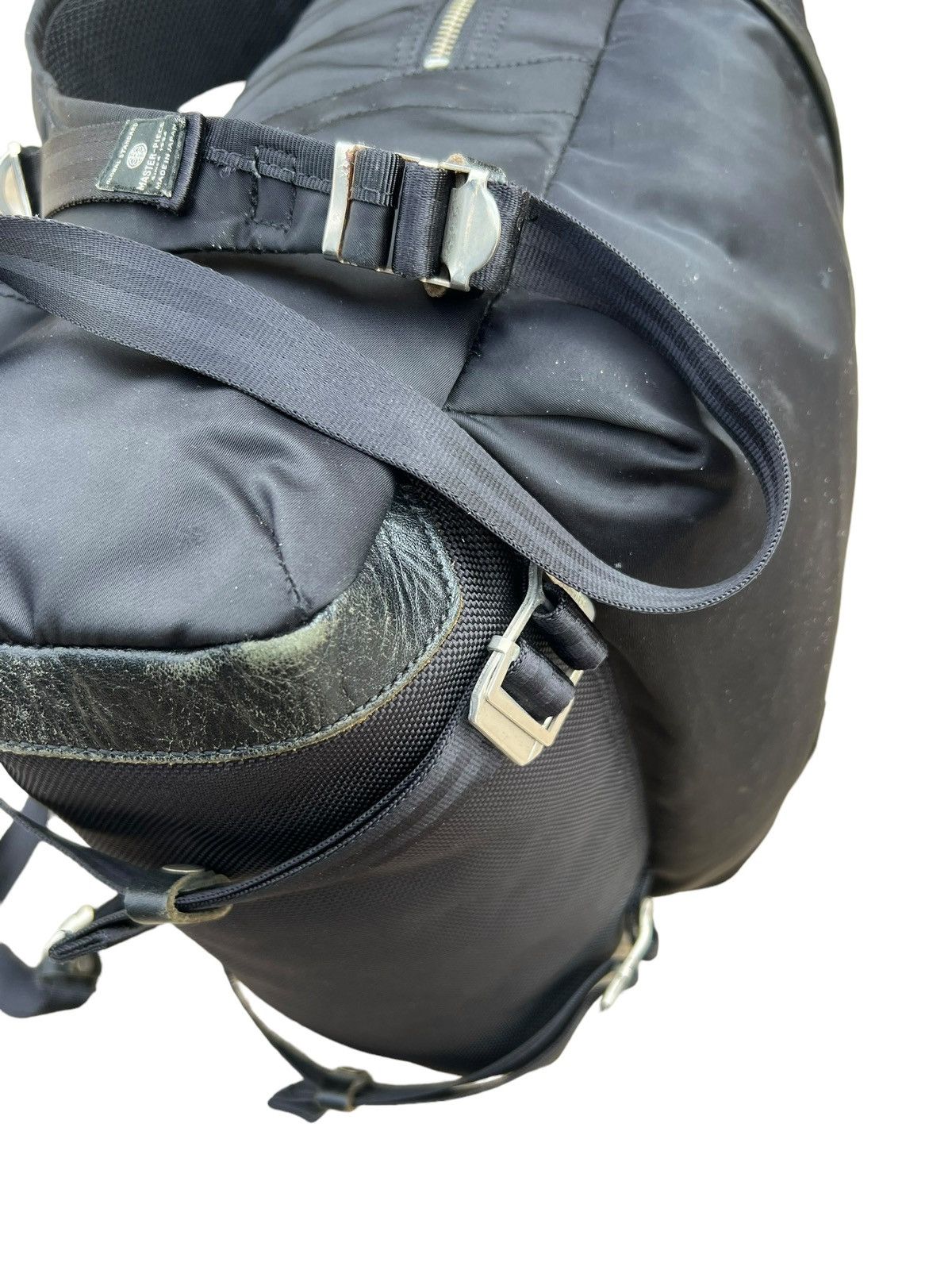 MasterPiece Vintage Masterpiece Japan Black Nylon Leather Backpack Bag Size ONE SIZE - 15 Thumbnail