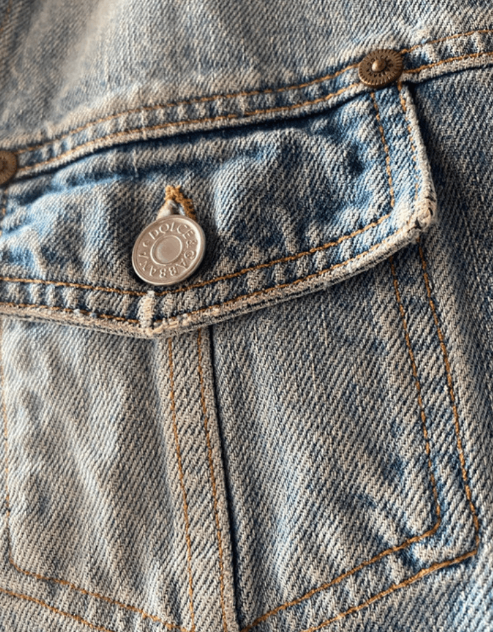 Dolce & Gabbana × Vintage Dolce Gabbana Jacket Bomber Denim Biker Moto Bike Racing Size S / US 4 / IT 40 - 7 Thumbnail