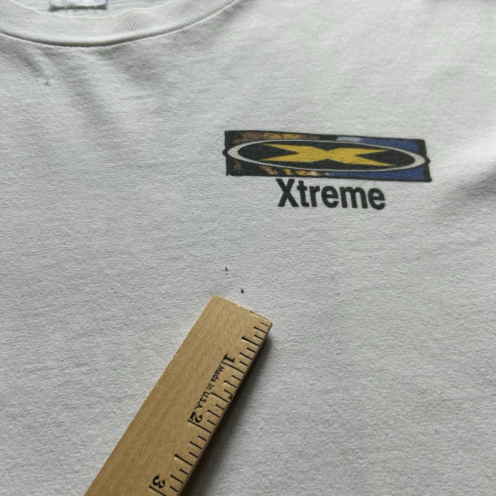 Vintage Vintage 90s Xtreme Racing Motocross T-Shirt XL Y2K Funny Art Size US XL / EU 56 / 4 - 7 Thumbnail