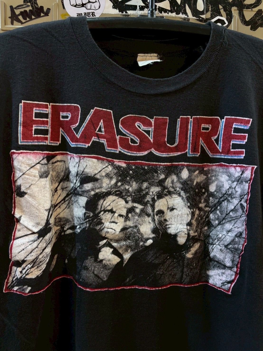 Band Tees Erasure T shirt 80’s Boxy style Size US L / EU 52-54 / 3 - 2 Thumbnail