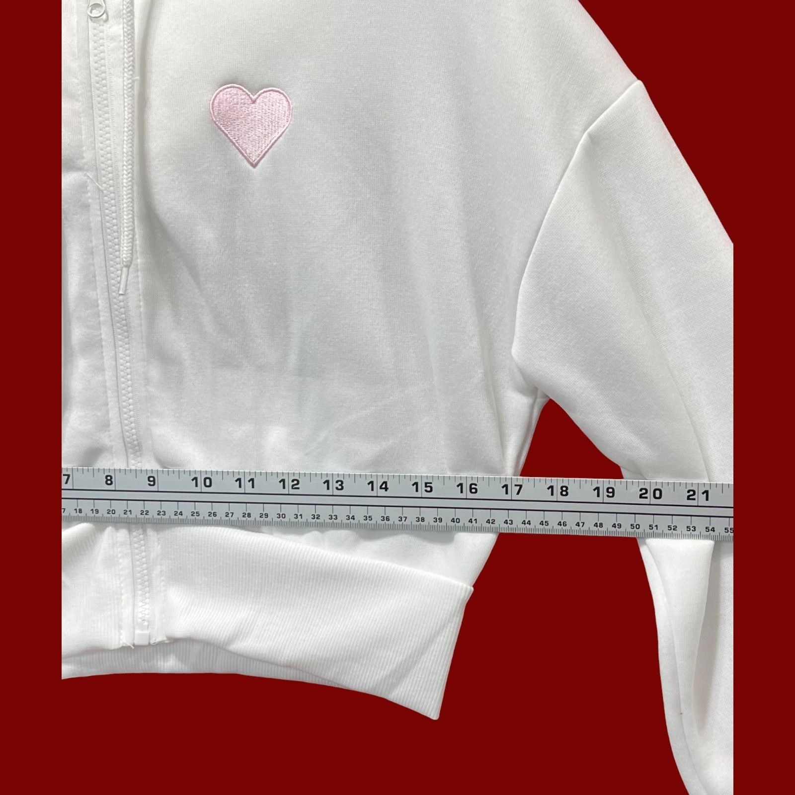 rue21 Rue 21 - Women's Long Sleeve Hooded Sweat Shirt - White - Sm Size S / US 4 / IT 40 - 4 Thumbnail