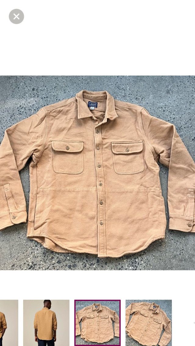 J.Crew J Crew Heavyweight Chamois Workshirt Large Size US L / EU 52-54 / 3 - 3 Thumbnail