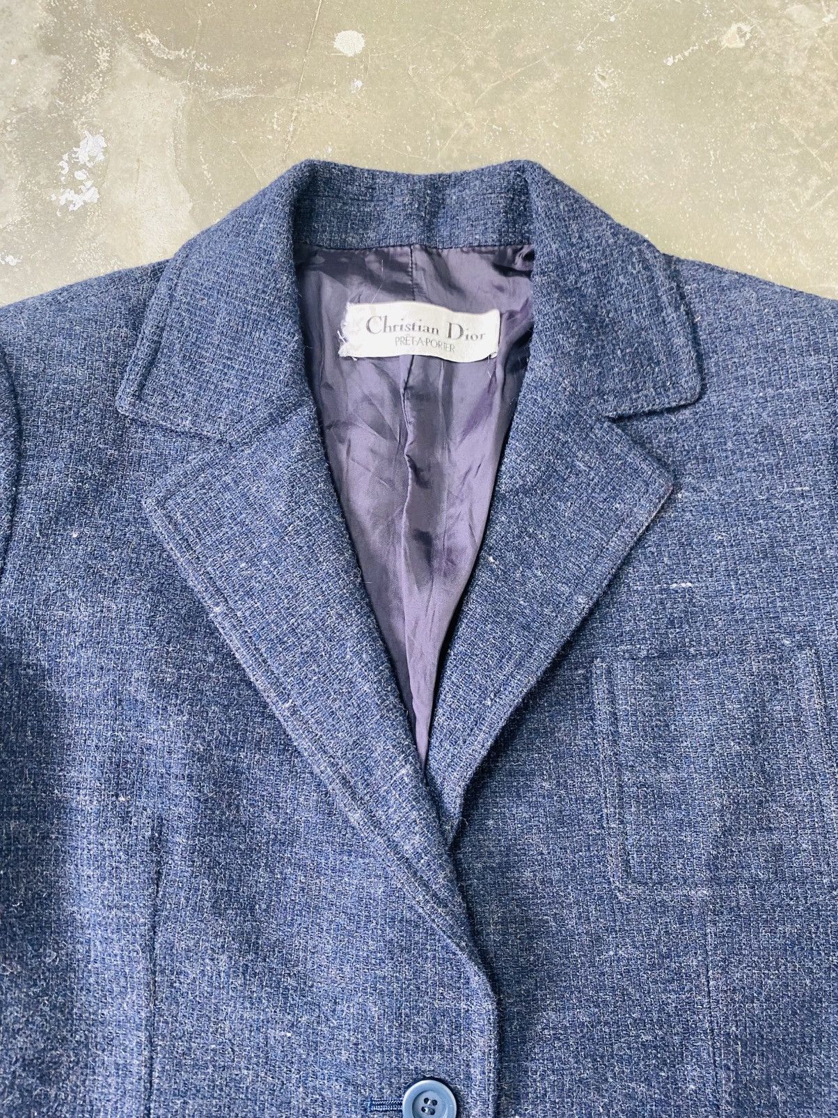 Christian Dior Monsieur Rare Vintage 90s Christian Dior Wool Blazer Size M / US 6-8 / IT 42-44 - 9 Thumbnail