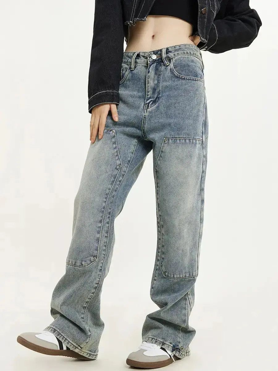 Japanese Brand × Jean Retro washed casual straight leg jeans Size US 30 / EU 46 - 3 Thumbnail