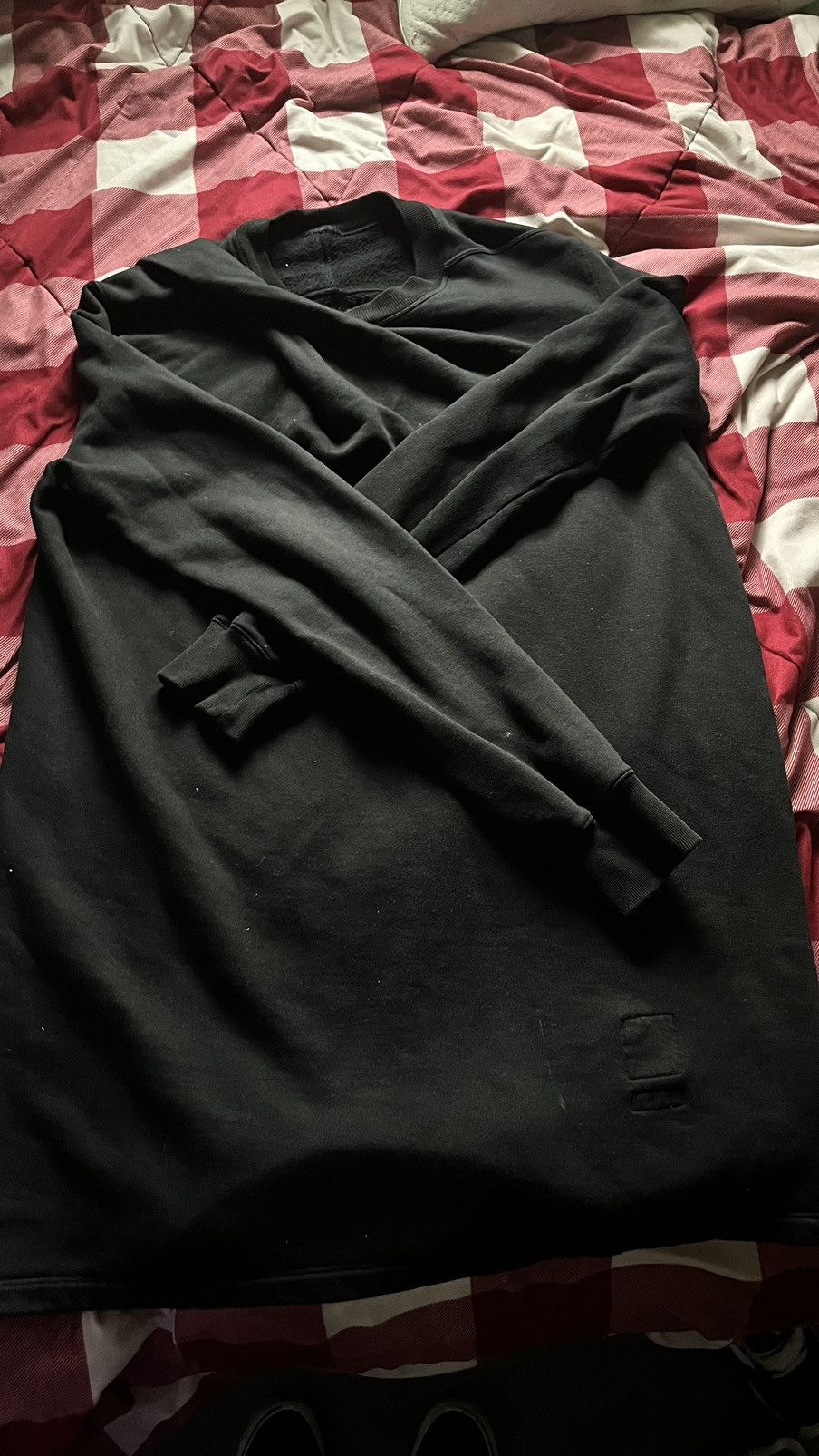 image of Rick Owens x Rick Owens Drkshdw Rick Owen Long Sleeve in Black, Men's (Size Medium)
