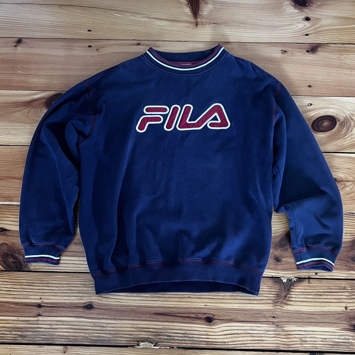 Fila Fila Vintage Crewneck Size US M / EU 48-50 / 2 - 1 Thumbnail