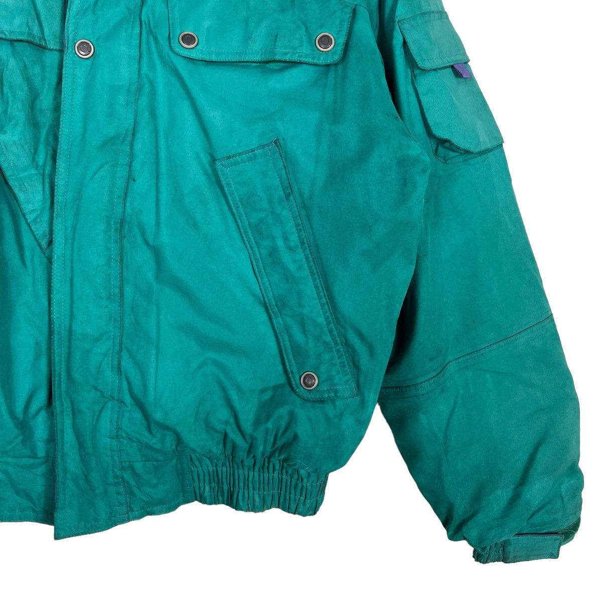 Japanese Brand VINTAGE YAMAHA AWE RIDER BOMBER JACKET Size US L / EU 52-54 / 3 - 7 Thumbnail