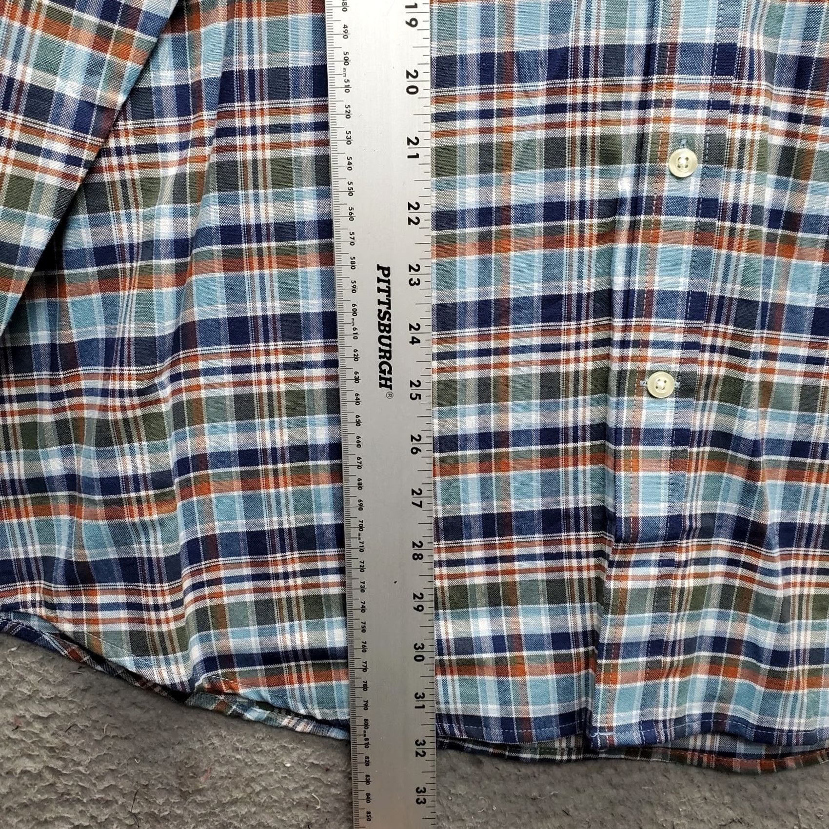 Izod IZOD Shirt Mens XXL Multi Plaid Woven Oxford Long Sleeve Collared Button-Down Size US XXL / EU 58 / 5 - 3 Thumbnail