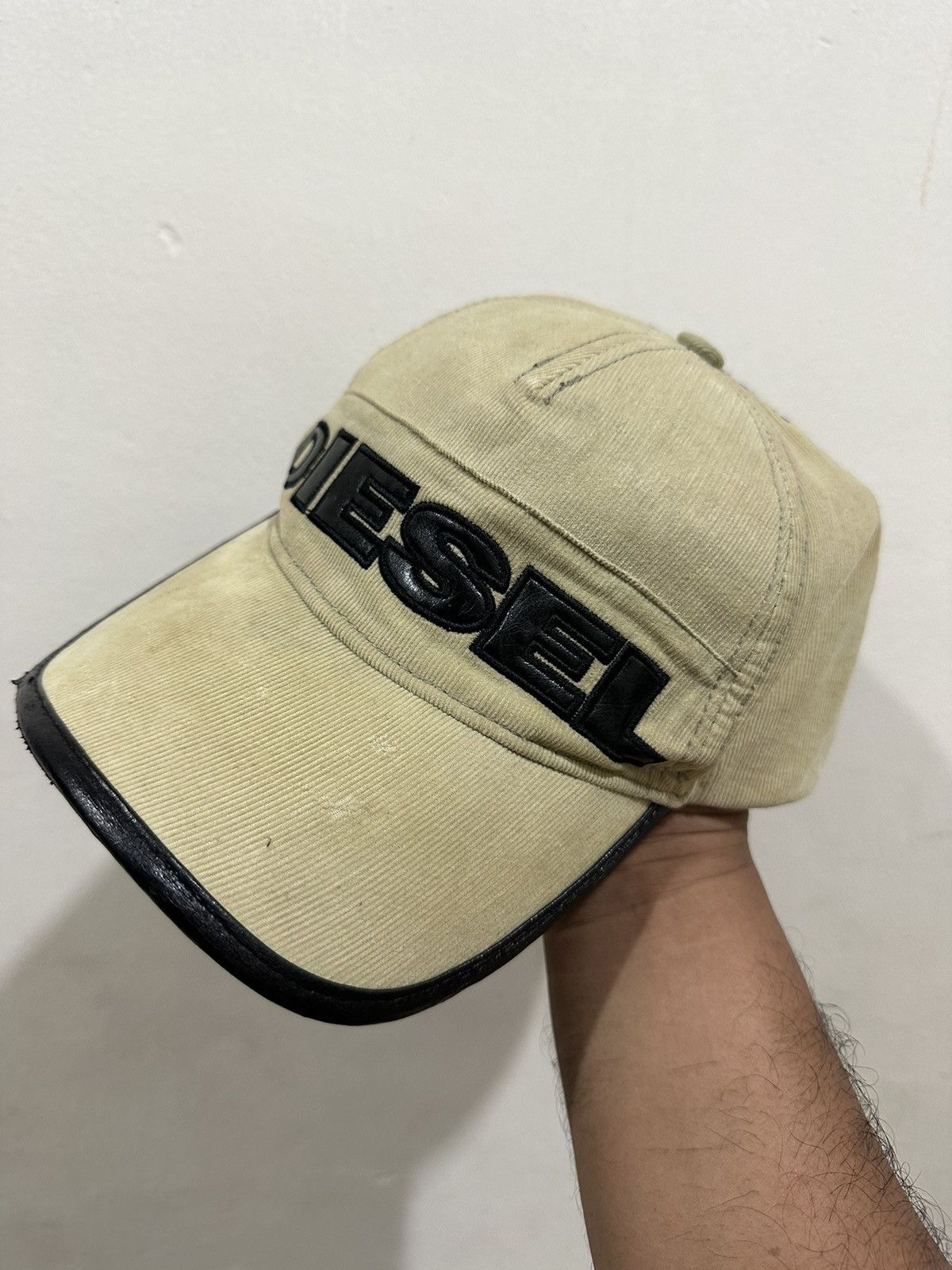 Diesel RARE VTG DIESEL Overprinted Designer Hat Size ONE SIZE - 2 Thumbnail