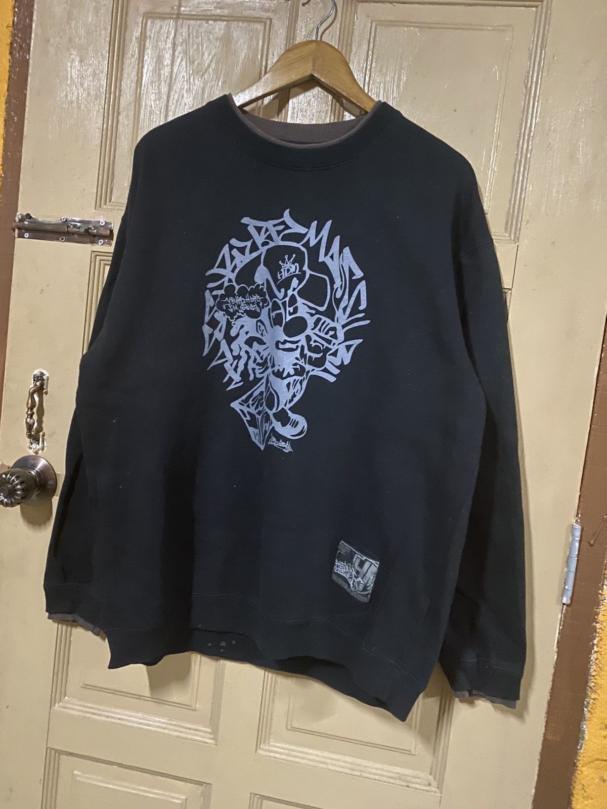 Other Vintage Hip-Hop Graffiti Sweatshirt Japanese Streetwear Size US XL / EU 56 / 4 - 2 Thumbnail