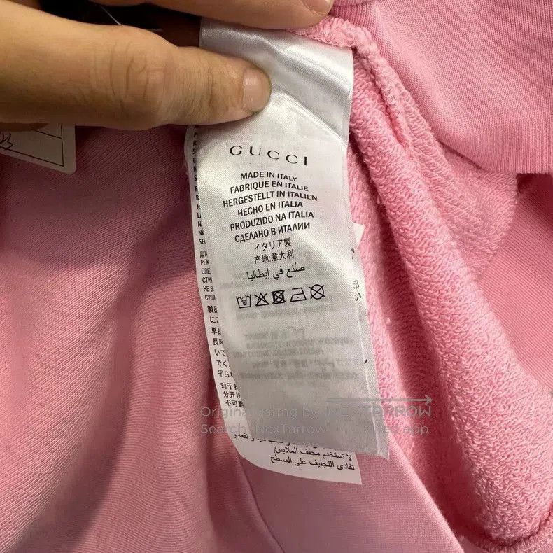 Gucci Gucci Pink Embroidered Belt Hoodie. Size US XL / EU 56 / 4 - 4 Thumbnail