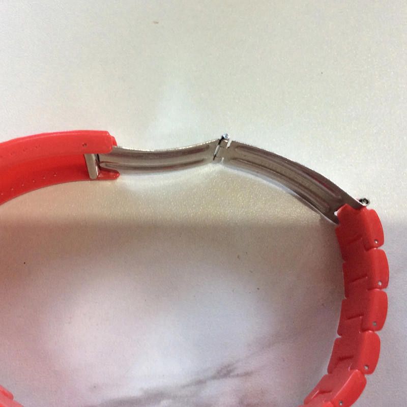 Designer Identity red plastic watch Size ONE SIZE - 5 Thumbnail