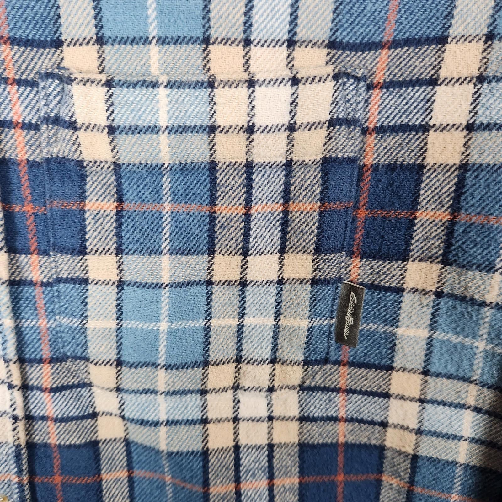 Eddie Bauer Eddie Bauer Blue Plaid Flannel Shirt Size Medium Size US M / EU 48-50 / 2 - 3 Thumbnail