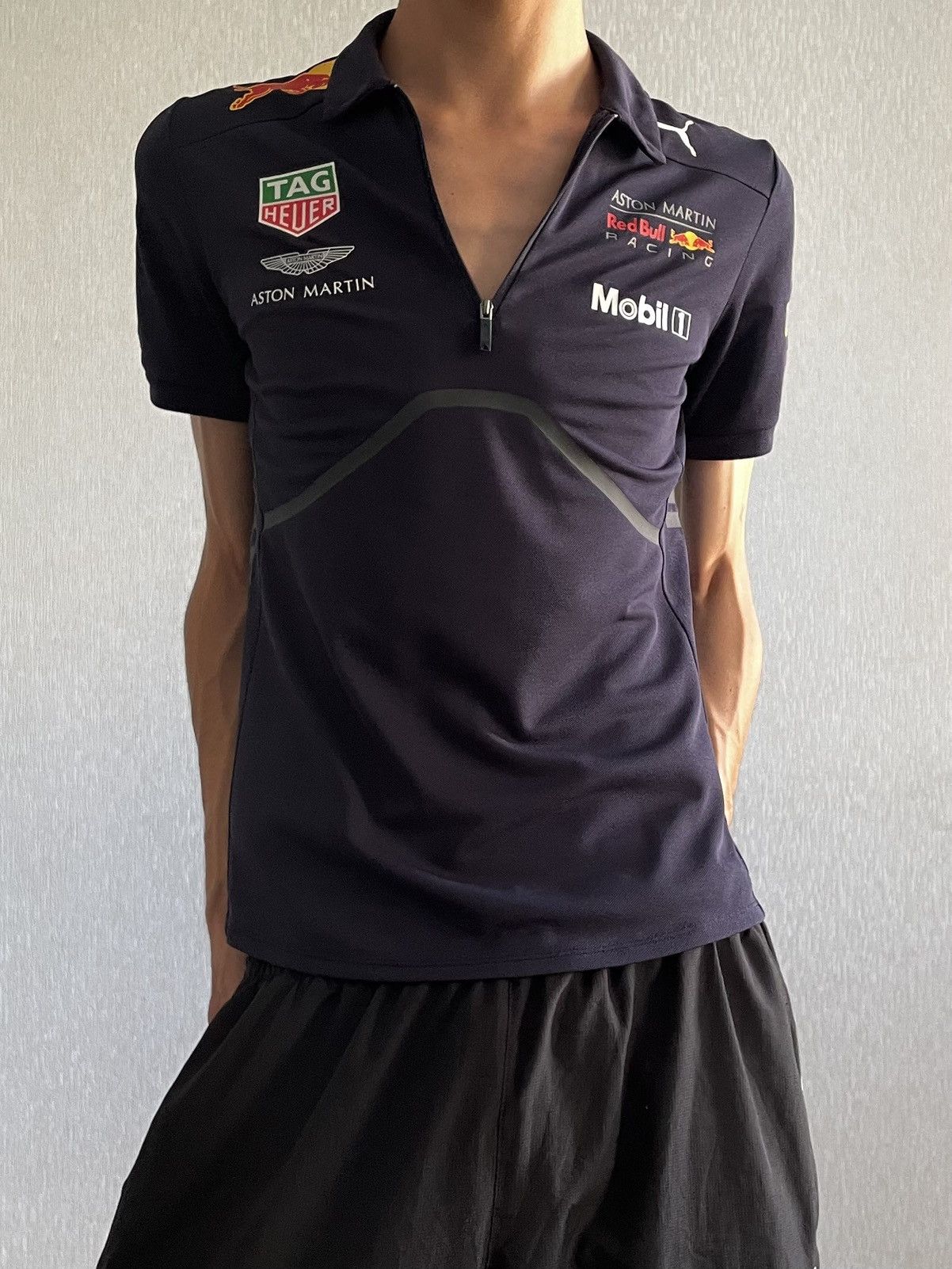 Puma 2017 Puma Racing Zip Polo / T-Shirt / Jersey Size M / US 6-8 / IT 42-44 - 4 Thumbnail