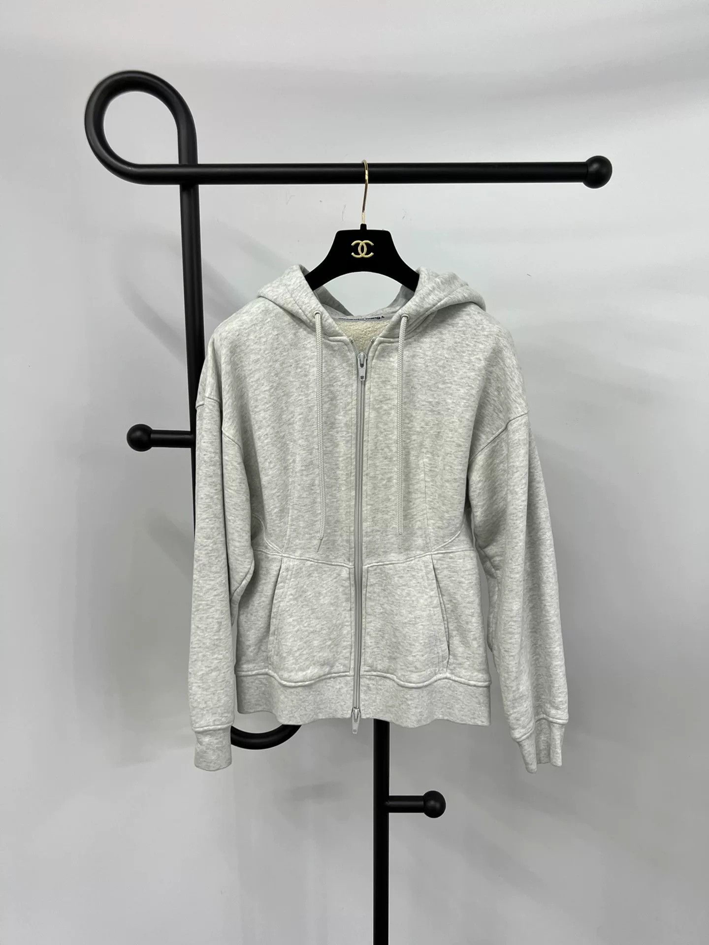 Alexander Wang Alexander Wang Gray Fleece Sweatshirt Size S / US 4 / IT 40 - 1 Thumbnail