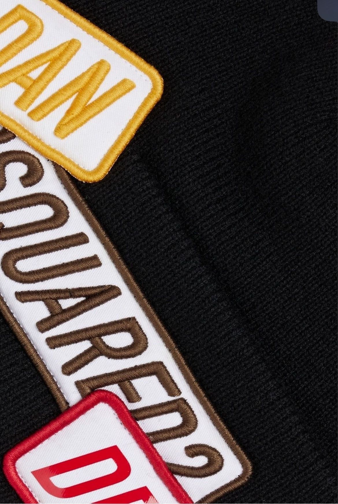 Dsquared2 Dsquared2 logo patch beanie hat DSQ2 wool blue 🎨 italy Size ONE SIZE - 2 Thumbnail