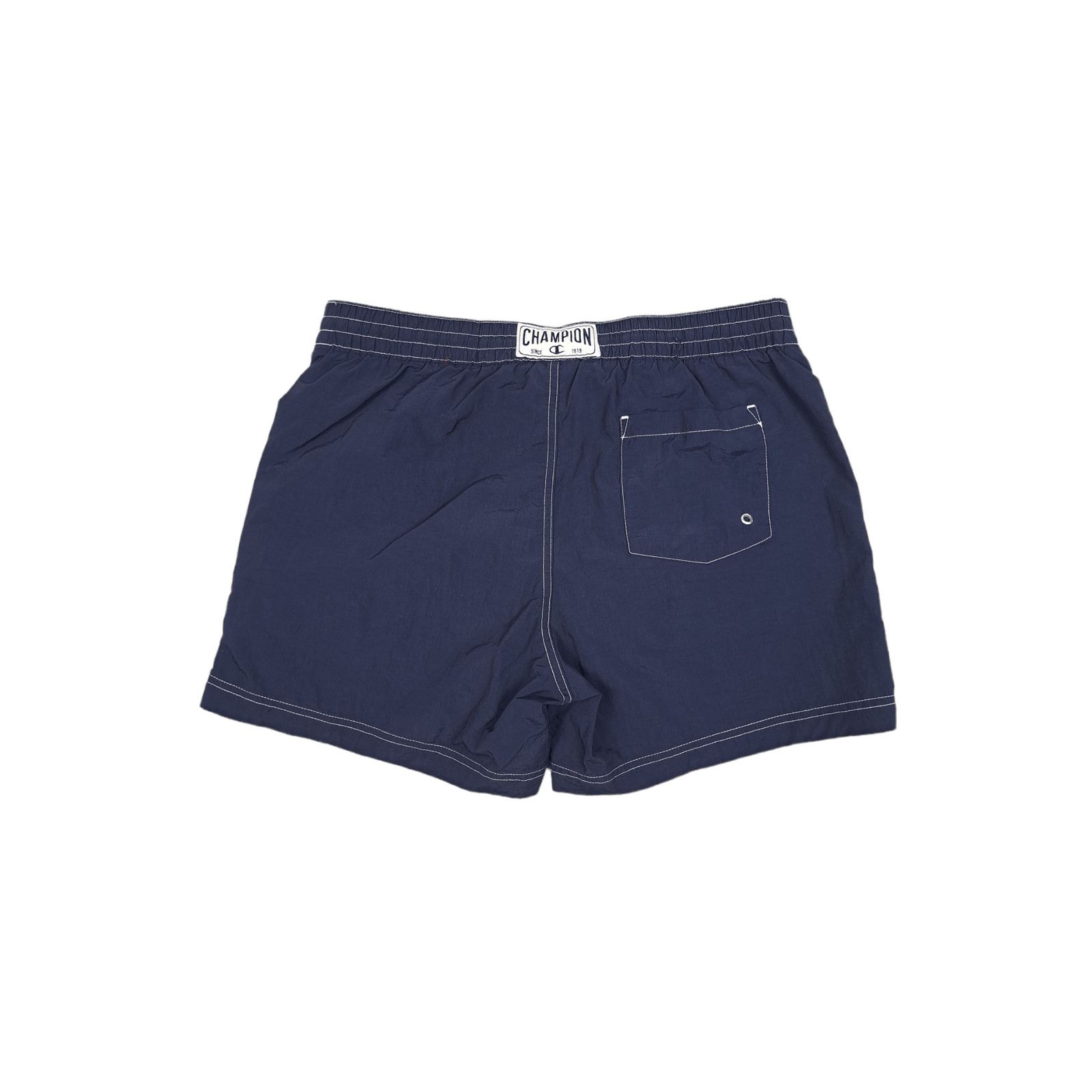 Champion × Vintage 💎 90's Vintage Champion Trunks Swimwear Shorts Logo Size US 33 - 2 Thumbnail