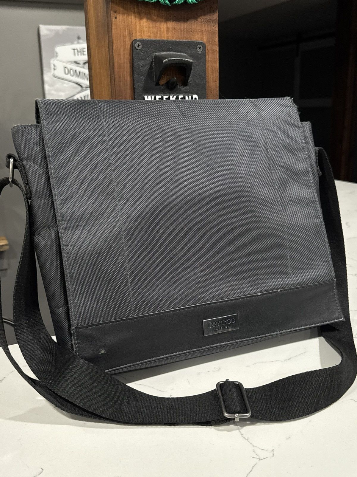 Jimmy Choo Jimmy Choo Parfums Black Nylon Messenger Bag - GWP Promo Size ONE SIZE - 2 Thumbnail