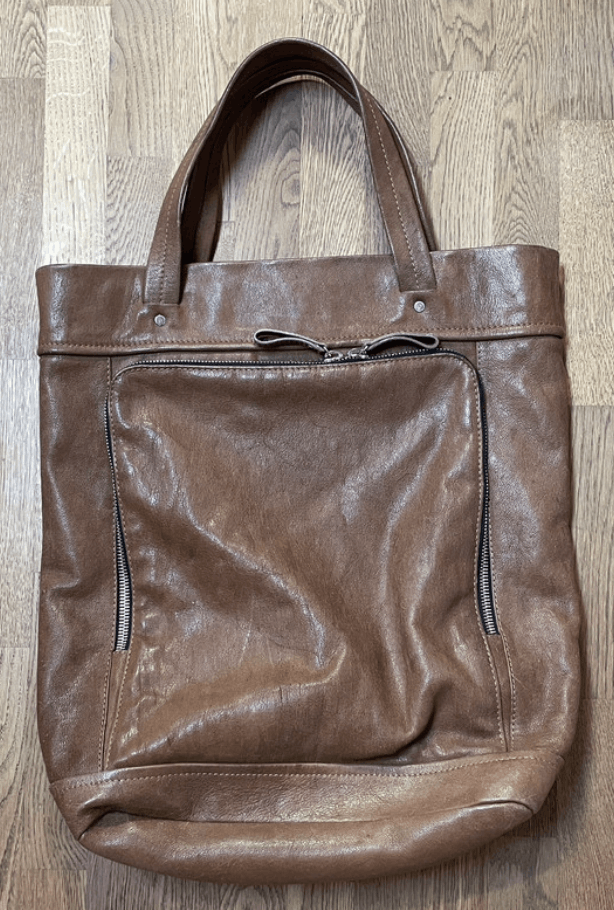 Leather x Maison Margiela Bag Hand Briefcase Messanger Tote Ex0127 in Brown, Men's