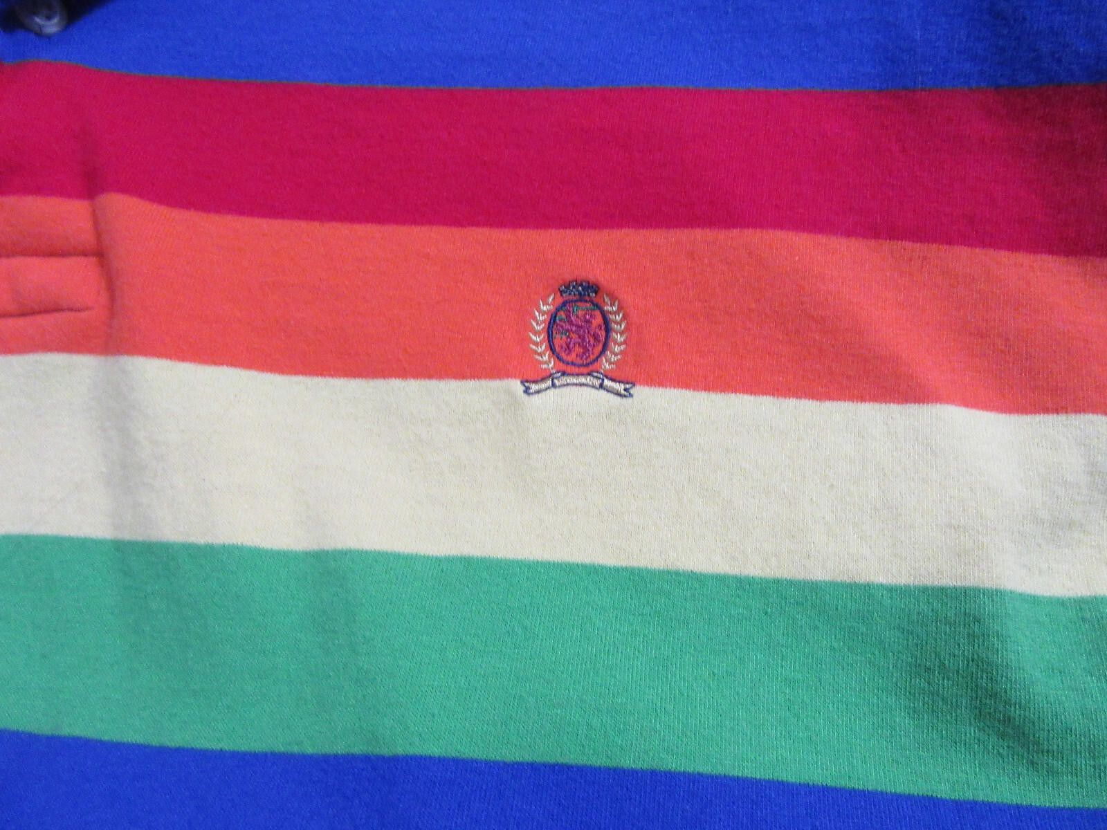 Tommy Hilfiger Tommy Hilfiger Mens Vintage Crest Logo Polo Shirt EUC XXL Size US XXL / EU 58 / 5 - 3 Thumbnail
