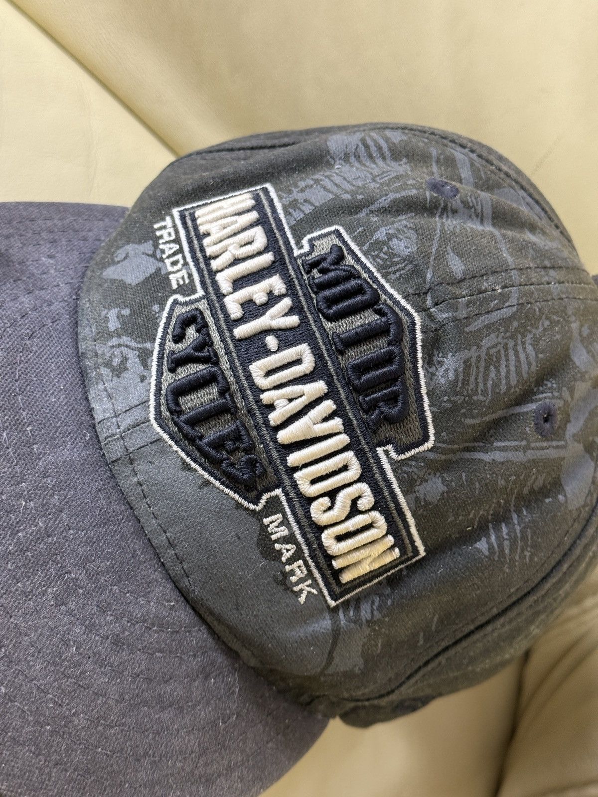 Harley Davidson Vintage Harley Davidson New Era Waxed Snap Back Cap Size ONE SIZE - 8 Thumbnail