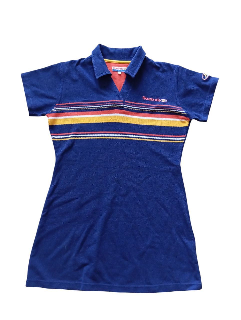 Reebok Vintage Reebok Freestyle Polo Dress Navy Striped Size 14 Size M / US 6-8 / IT 42-44 - 1 Thumbnail