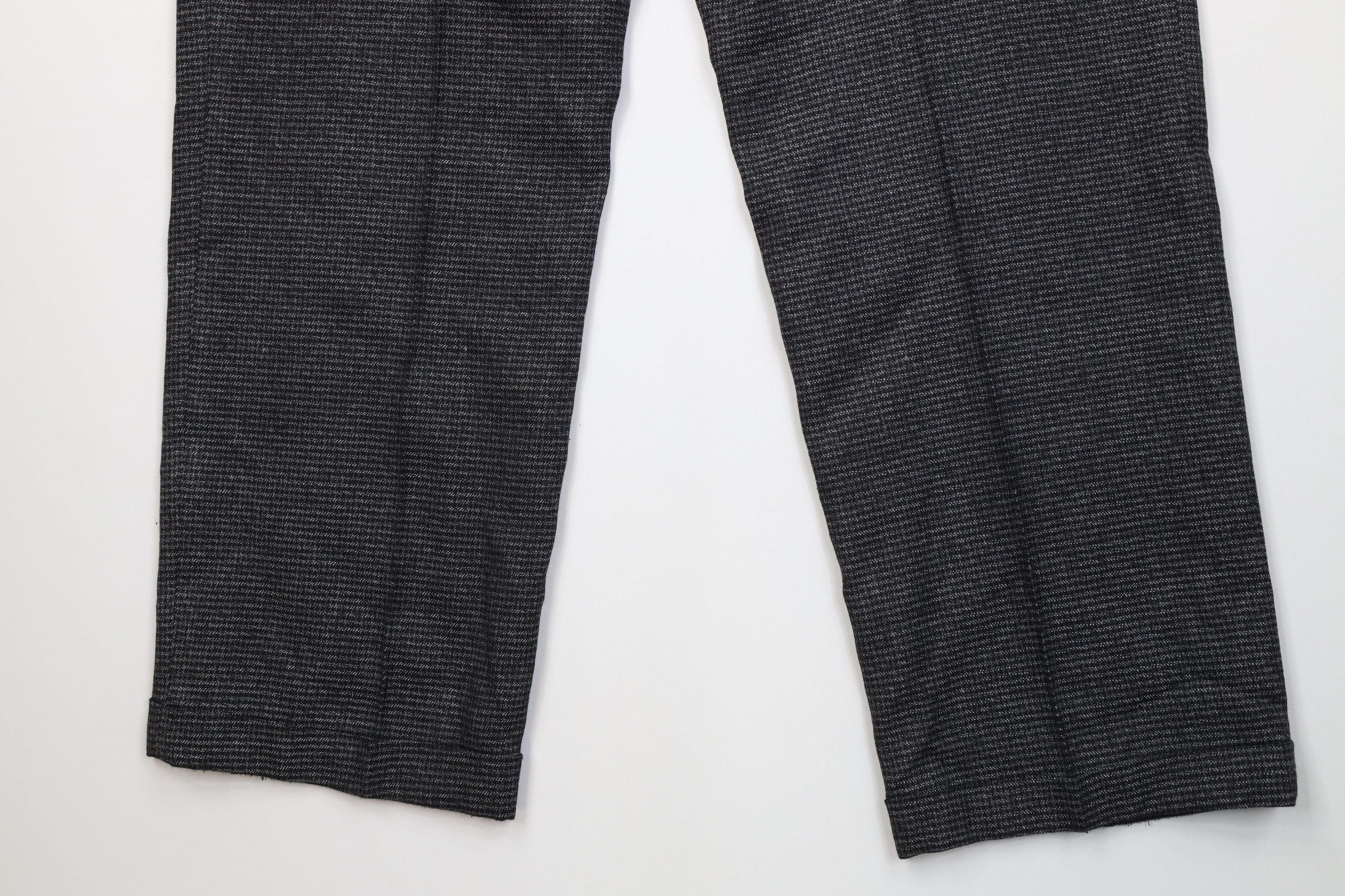 Vintage Vintage 90s Streetwear Knit Wide Leg Chino Pants Houndstooth Size US 32 / EU 48 - 12 Thumbnail