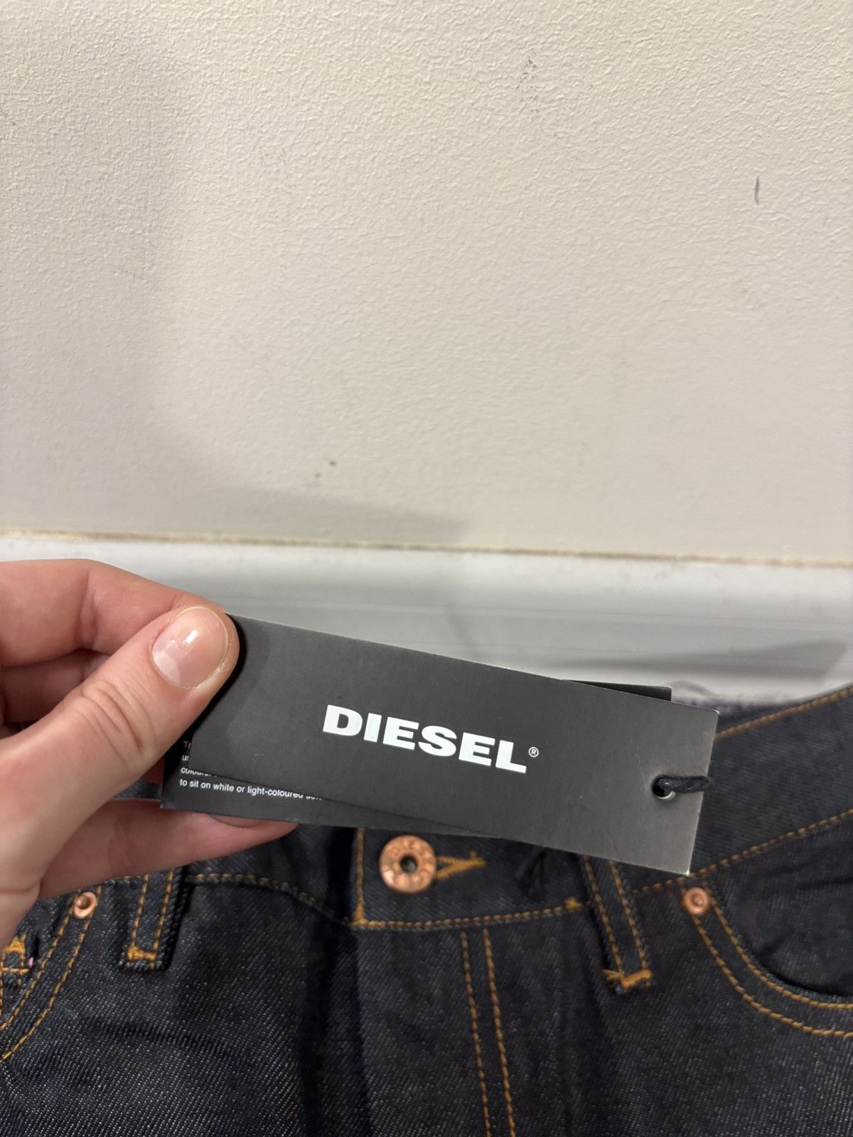 Diesel Diesel De-Mode NWT Women’s Navy/Black Denim Mini Skirt Size 24" / US 00 / IT 34 - 8 Thumbnail