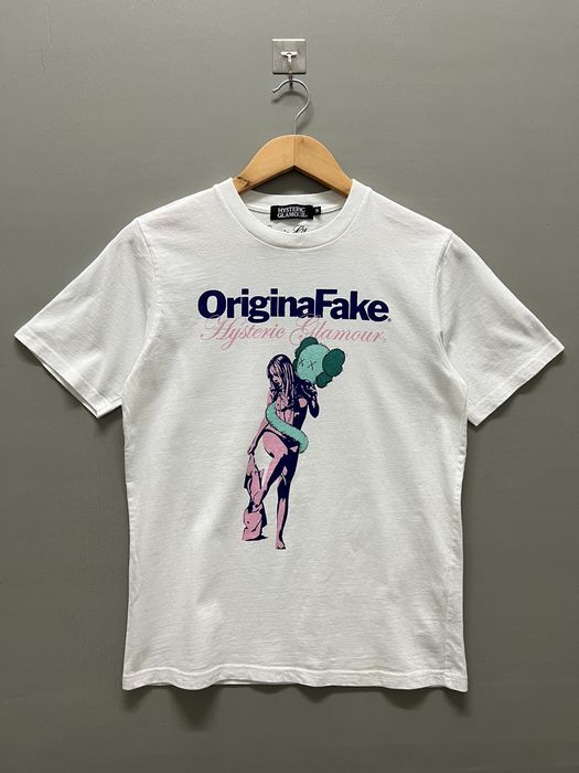 Original Fake Vintage Hysteric Glamour x Bendy Kaws T-shirts | Grailed