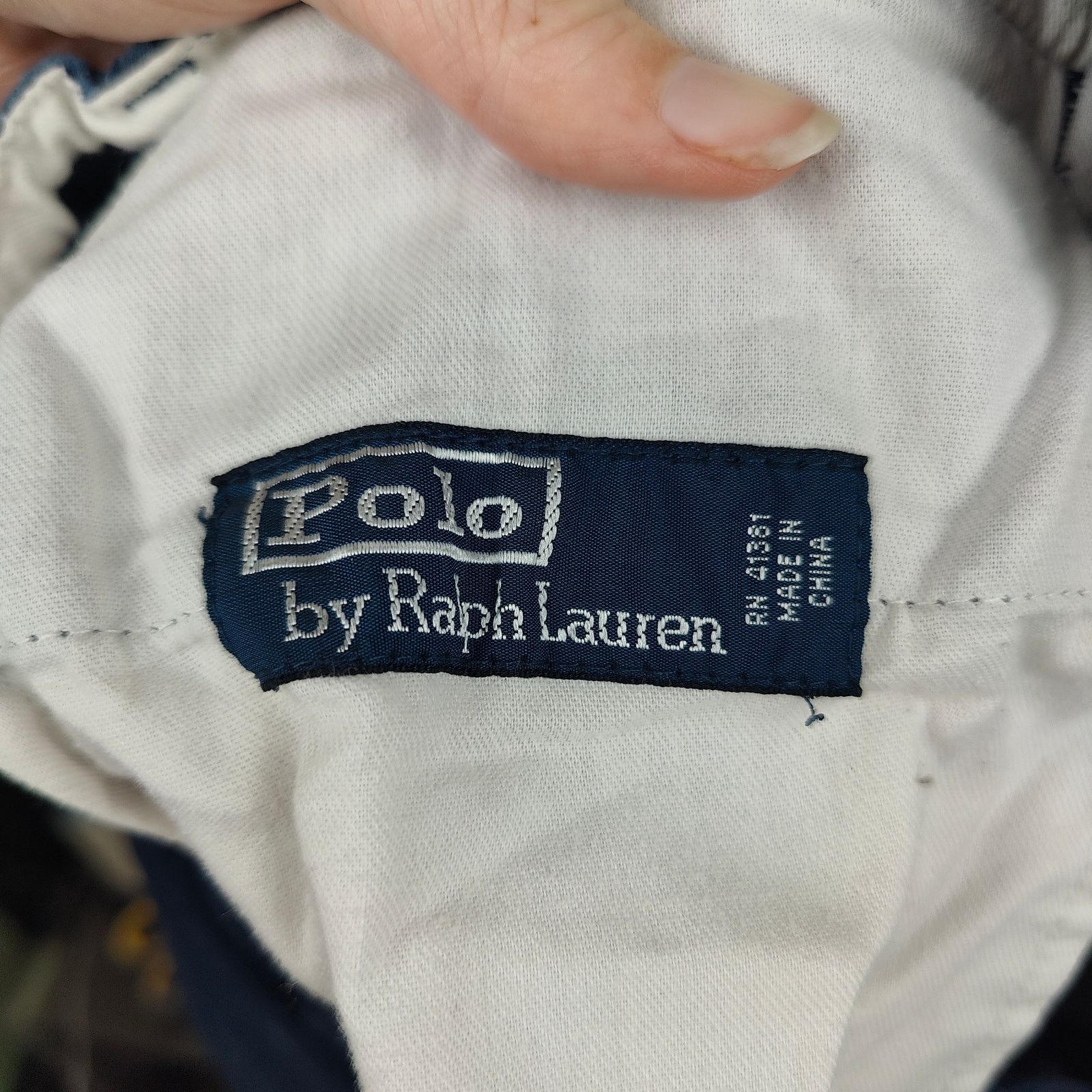 Polo Ralph Lauren Vintage Polo Ralph Lauren Chino Shorts Mens 32 Navy Blue Size US 32 / EU 48 - 6 Thumbnail