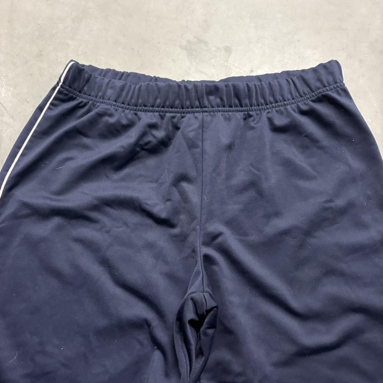 Japanese Brand Crazy Vintage Y2K/2000s Navy Blue Striped Zoey and Beth Trackpants! Size US 32 / EU 48 - 2 Thumbnail